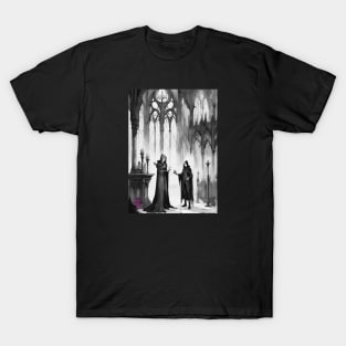 Knight  Templar and the Devil T-Shirt